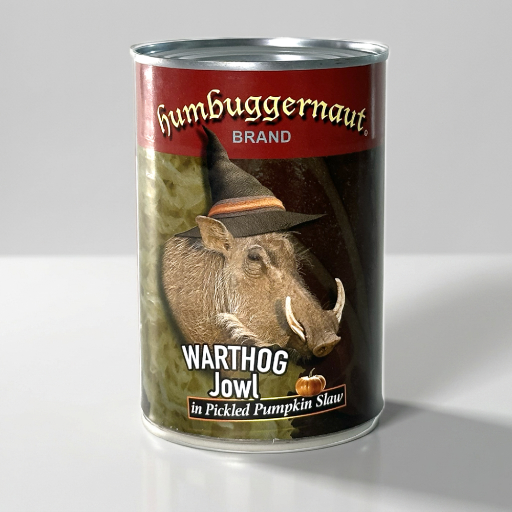 Warthog Jowl in Pumpkin Slaw